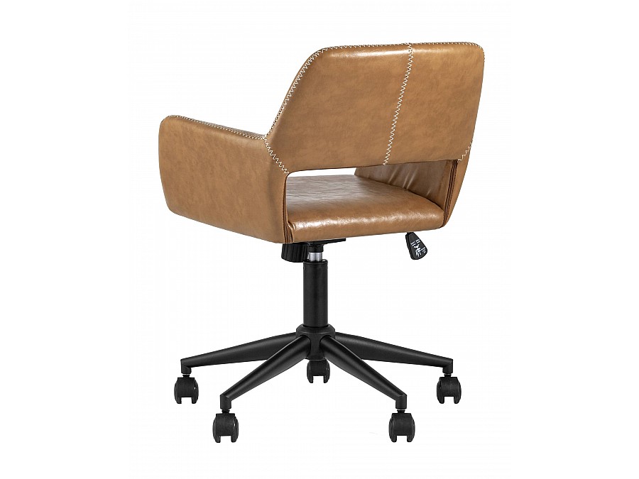 Кресло компьютерное Филиус экокожа коричневый