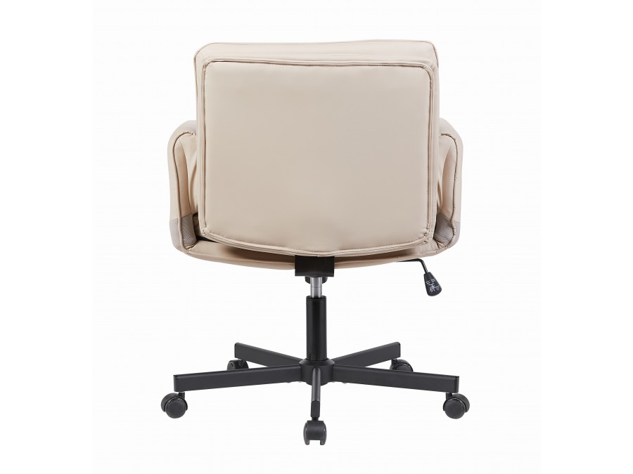 Кресло офисное TopChairs Foldo с откидными подлокотниками бежевое