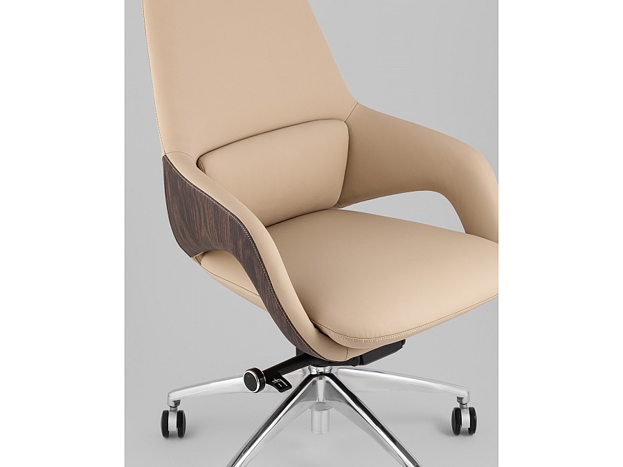 Кресло офисное TopChairs Reign бежевый
