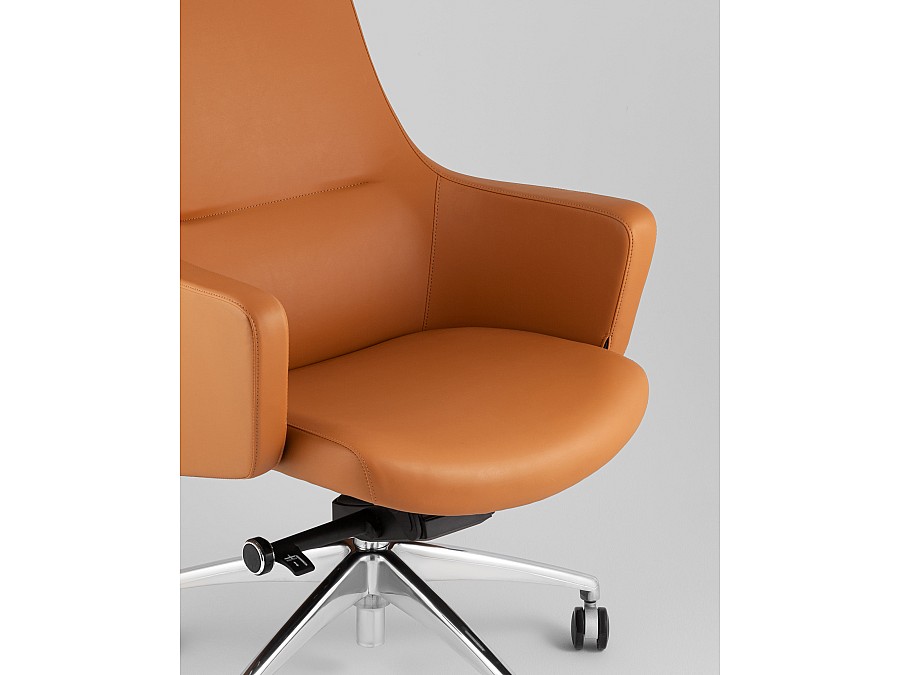Кресло руководителя TopChairs Ferris коричневое