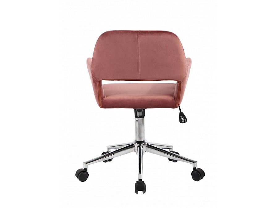 Кресло офисное Ross велюр розовый