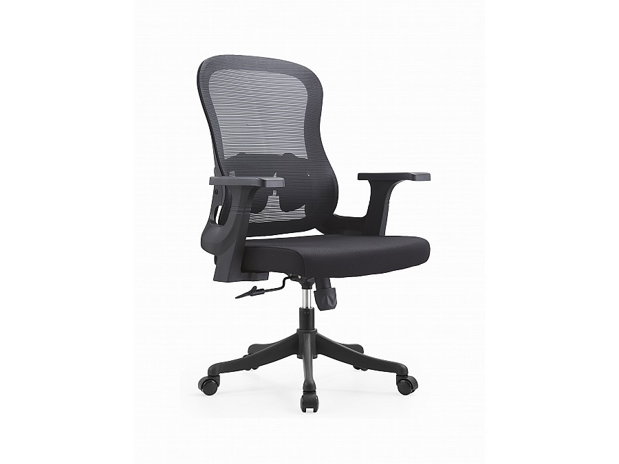 Кресло офисное TopChairs Petal черный