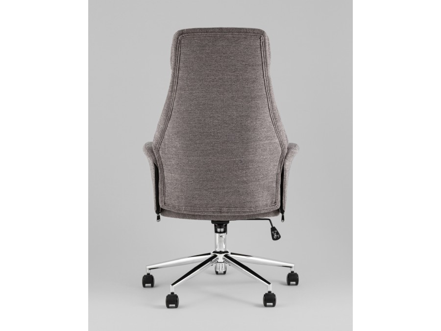 Кресло офисное TopChairs Neoma темно-серый ткань