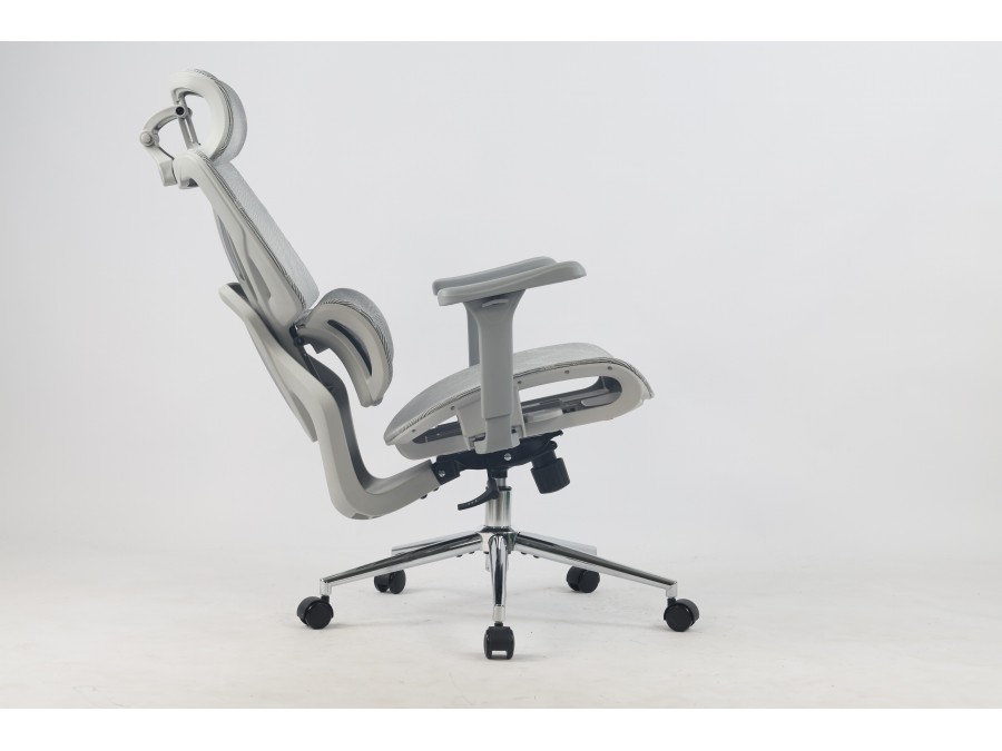 Кресло офисное TopChairs Structo серая сетка