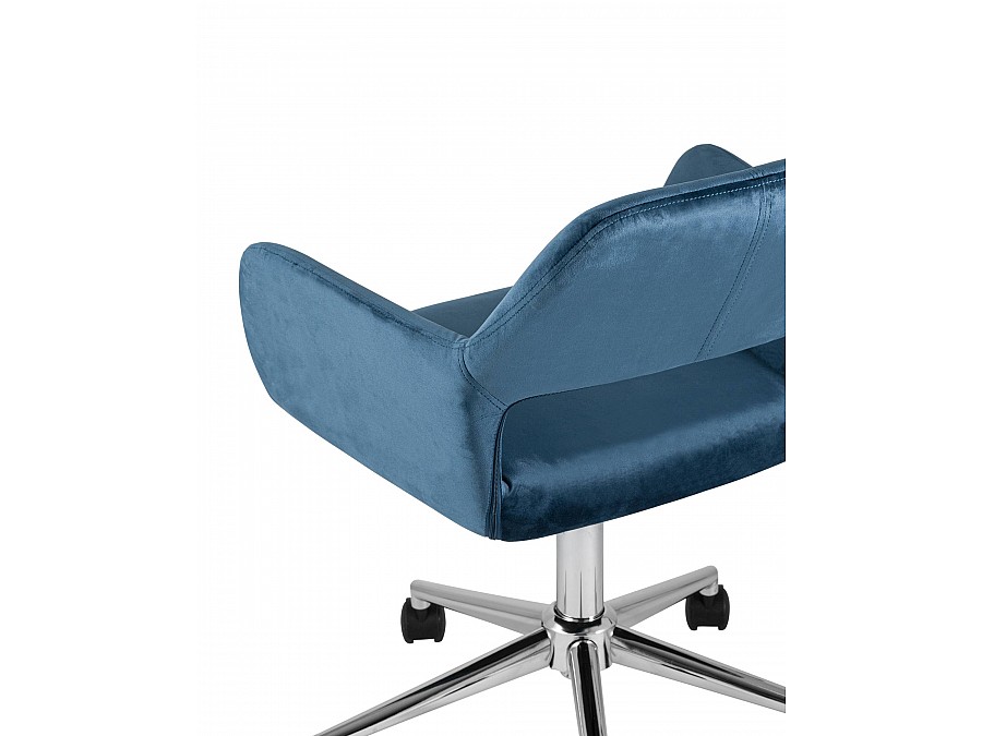 Кресло офисное Ross велюр синий