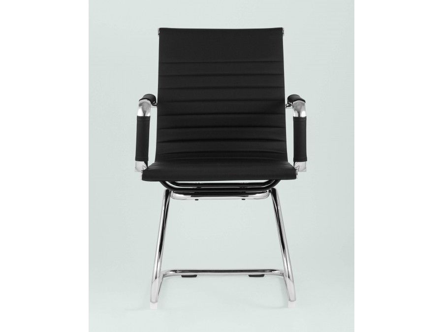 Кресло для посетителей TopChairs Visit черное 2 шт.