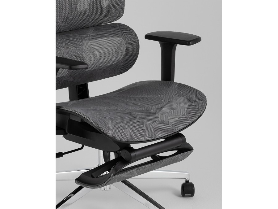 Кресло офисное TopChairs Nimbus серый