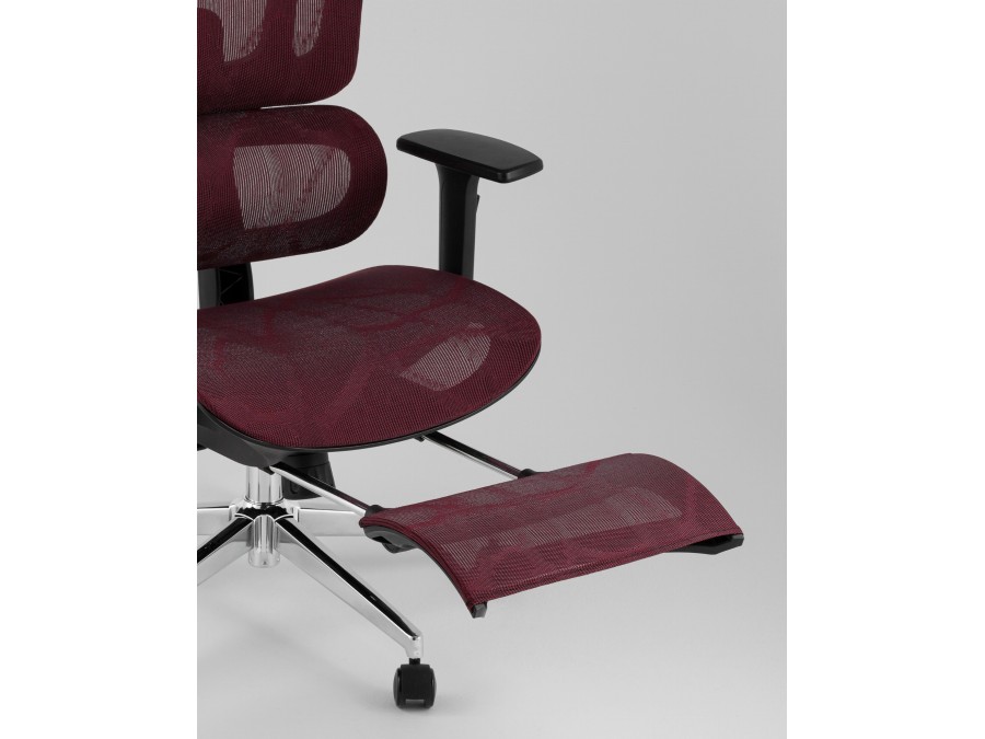 Кресло офисное TopChairs Nimbus бордовый