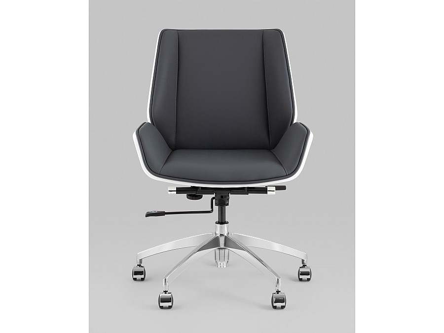 Кресло офисное TopChairs Crown SN серо-голубой