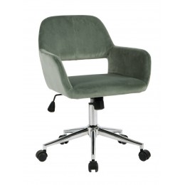 Кресло офисное Ross велюр морской