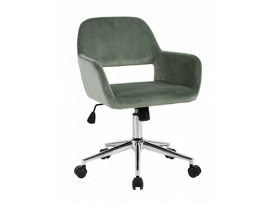 Кресло офисное Ross велюр морской