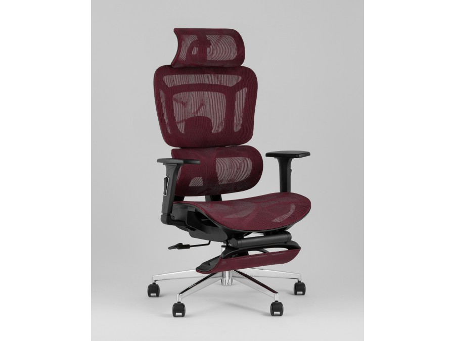 Кресло офисное TopChairs Nimbus бордовый