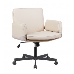 Кресло офисное TopChairs Foldo с откидными подлокотниками бежевое