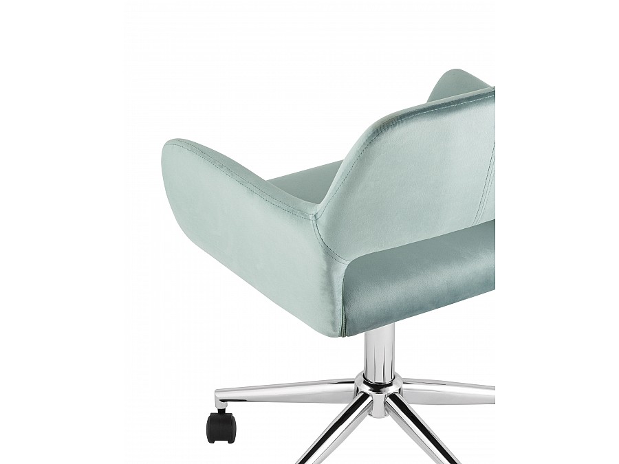 Кресло офисное ROSS велюр серо-зеленый