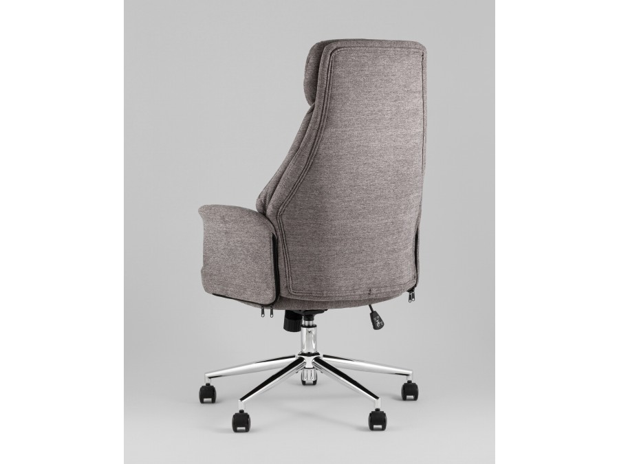 Кресло офисное TopChairs Neoma темно-серый ткань