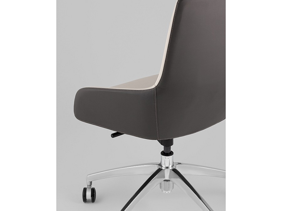 Кресло офисное TopChairs Soulo светло-серый, серый