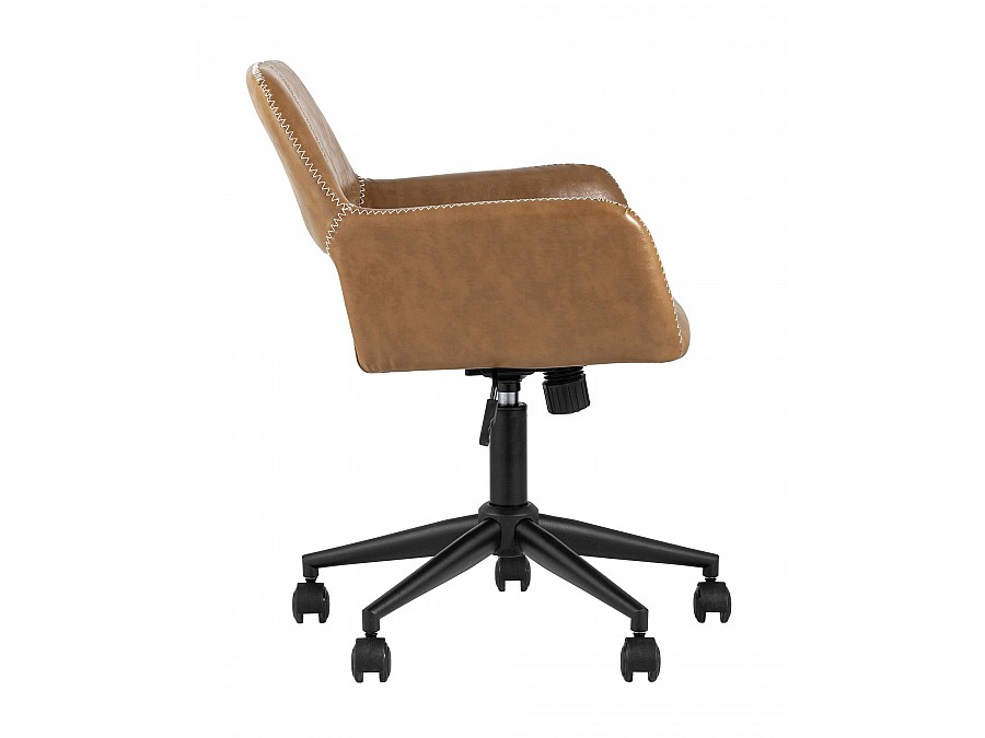 Кресло компьютерное Филиус экокожа коричневый
