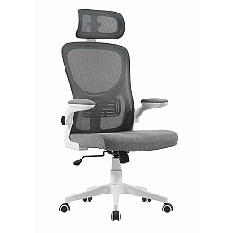 Кресло офисное TopChairs Airone серый ткань