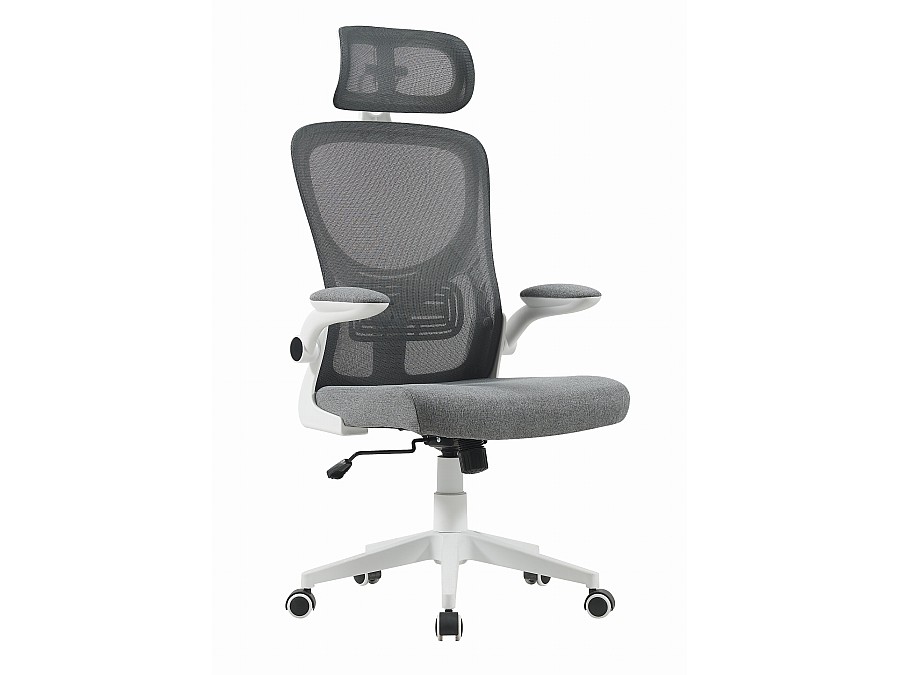 Кресло офисное TopChairs Airone серый ткань