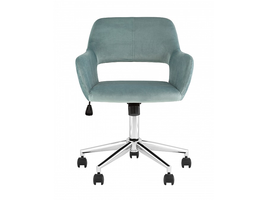 Кресло офисное ROSS велюр серо-зеленый