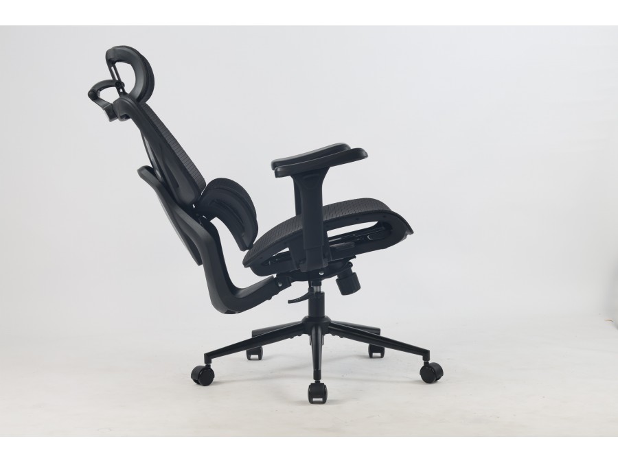 Кресло офисное TopChairs Structo черная сетка