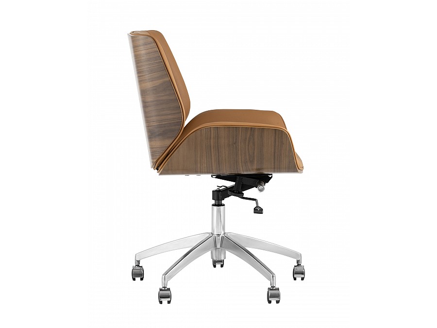 Кресло офисное TopChairs Crown коричневое