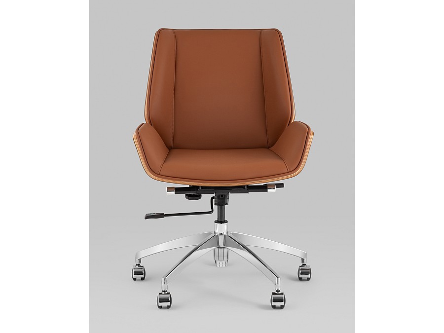 Кресло офисное TopChairs Crown SN коричневый