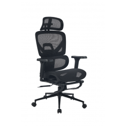 Кресло офисное TopChairs Vertus черная сетка