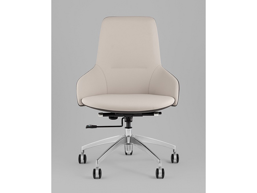 Кресло офисное TopChairs Soulo светло-серый, серый