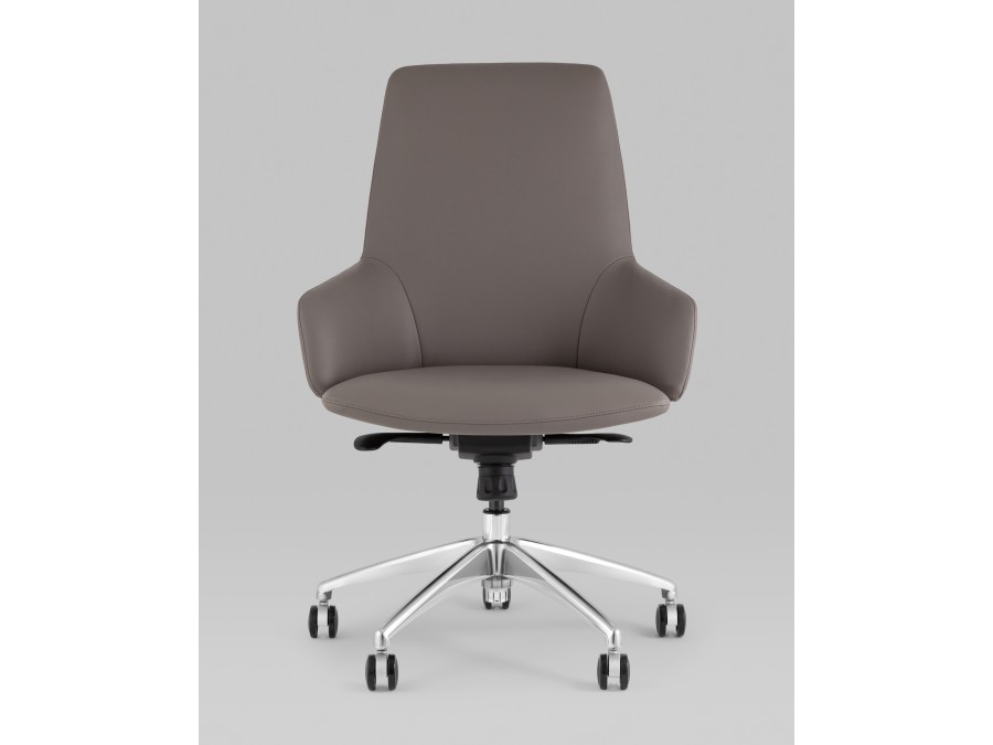 Кресло офисное TopChairs Bow серый