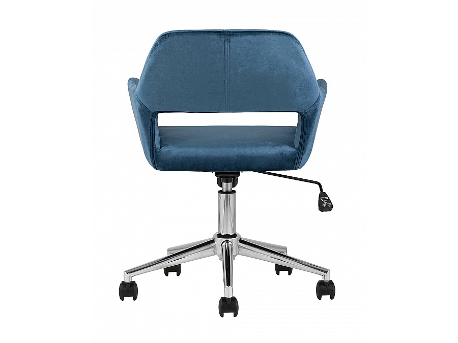 Кресло офисное Ross велюр синий