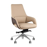 Кресло офисное TopChairs Reign бежевый