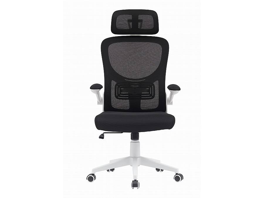 Кресло офисное TopChairs Airone белый с черной сеткой