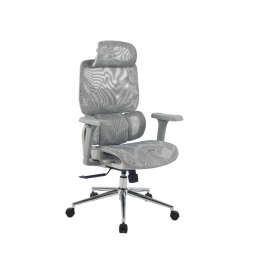 Кресло офисное TopChairs Structo серая сетка