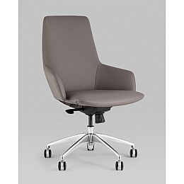 Кресло офисное TopChairs Bow серый