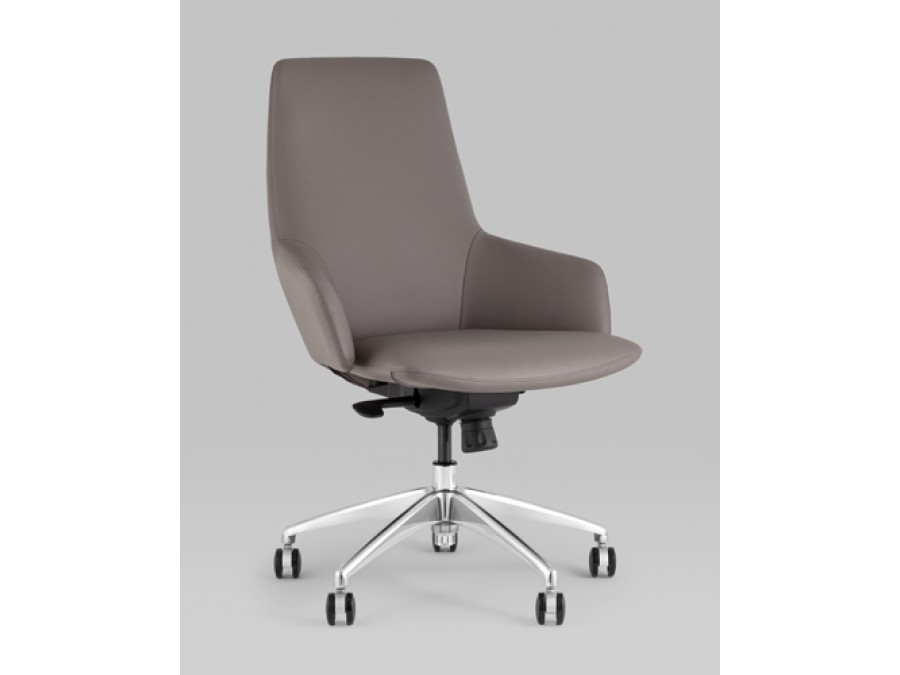 Кресло офисное TopChairs Bow серый