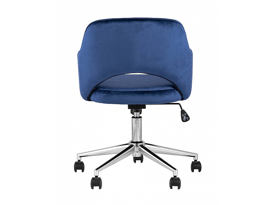 Кресло компьютерное Кларк велюр синий
