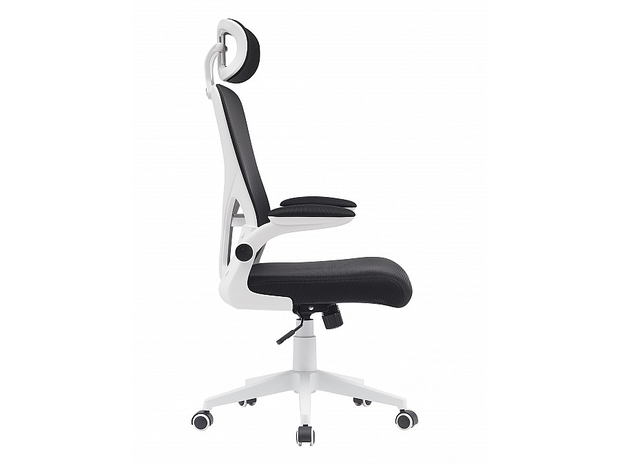 Кресло офисное TopChairs Airone белый с черной сеткой