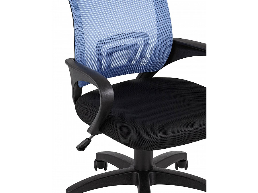 Кресло офисное TopChairs Simple голубое