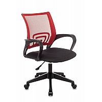 Кресло офисное TopChairs ST-Basic сетка/ткань красный