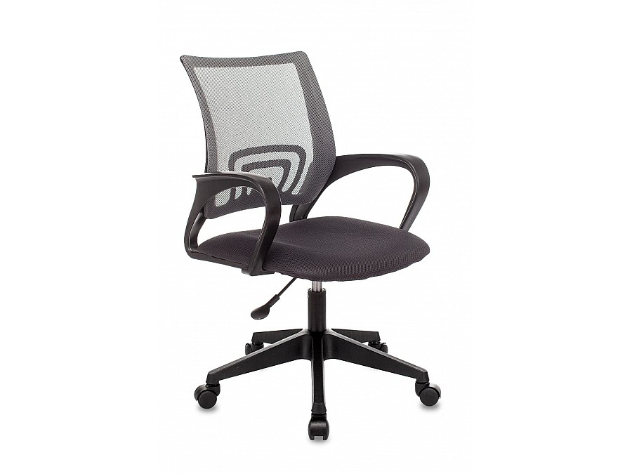 Кресло офисное TopChairs ST-Basic сетка/ткань серый