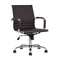Кресло офисное TopChairs City S коричневое