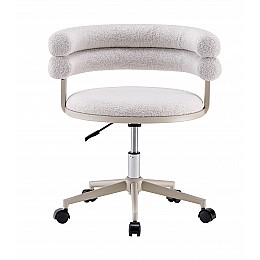 Стул офисный Ponty светло-серый серые ножки