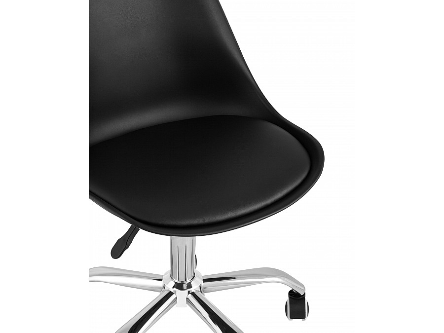 Стул офисный BLOK NEW пластиковый черный