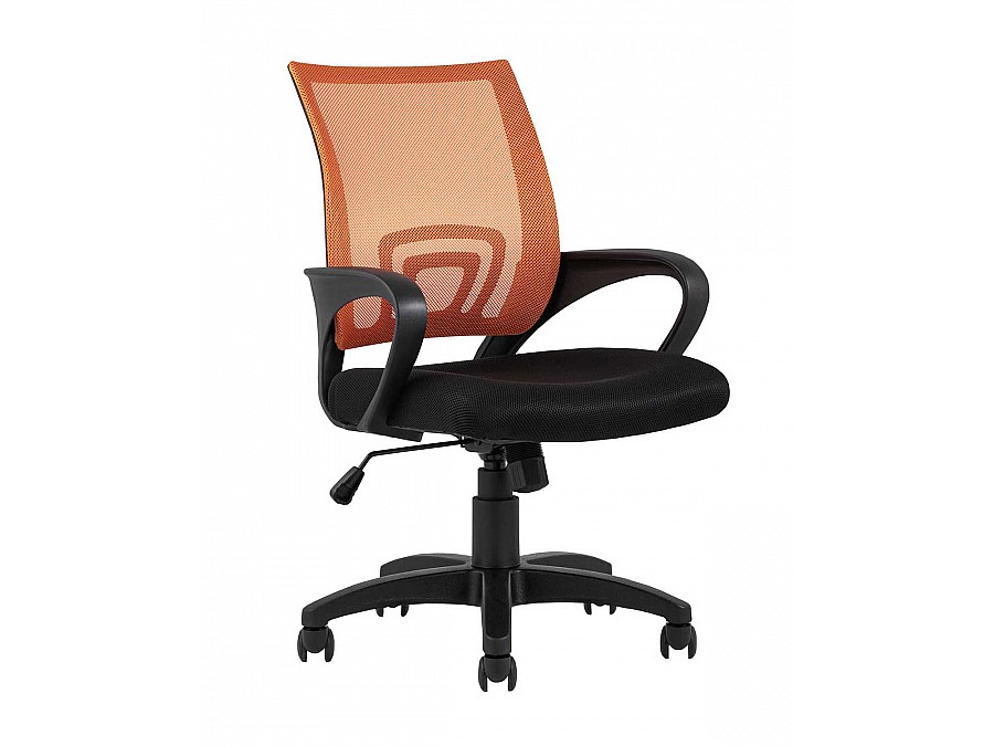 Кресло офисное TopChairs Simple оранжевое