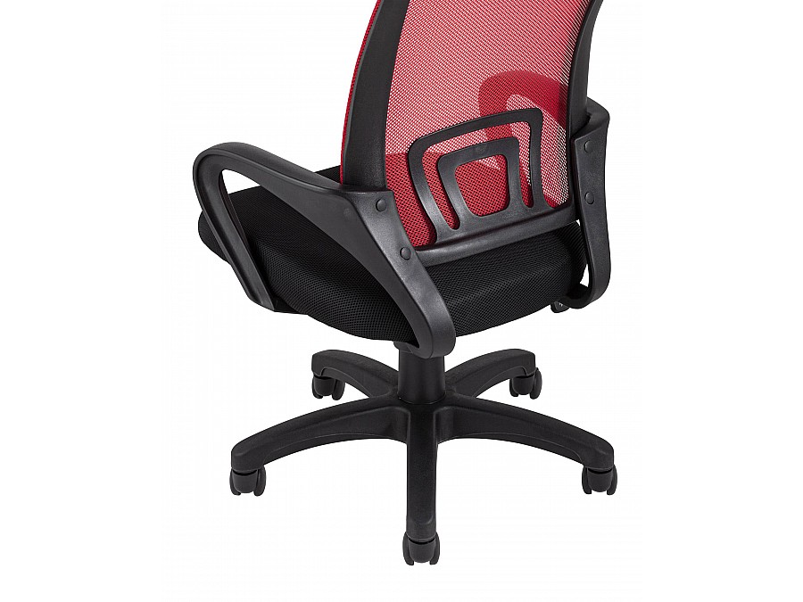 Кресло офисное TopChairs Simple красное