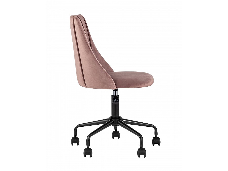 Кресло компьютерное Сиана велюр розовый