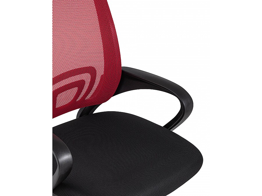 Кресло офисное TopChairs Simple красное