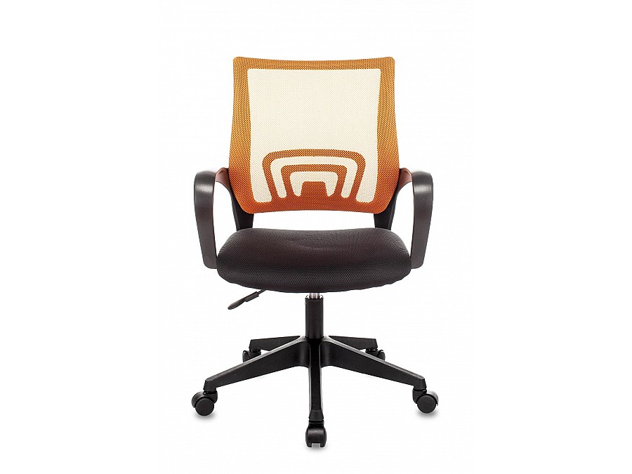 Кресло офисное TopChairs ST-Basic сетка/ткань оранжевый