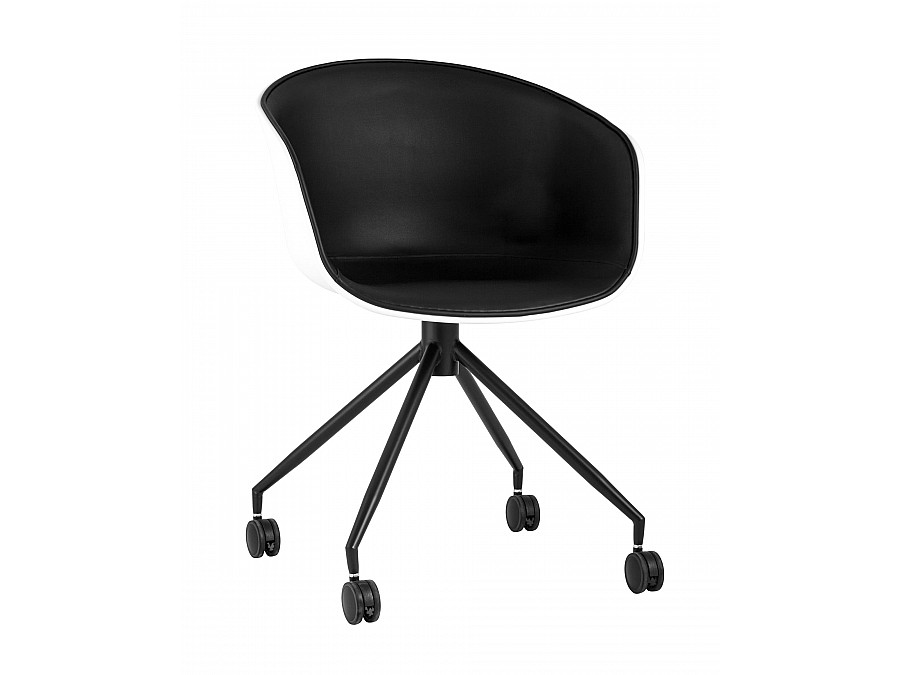 Кресло офисное LIBRA экокожа белый